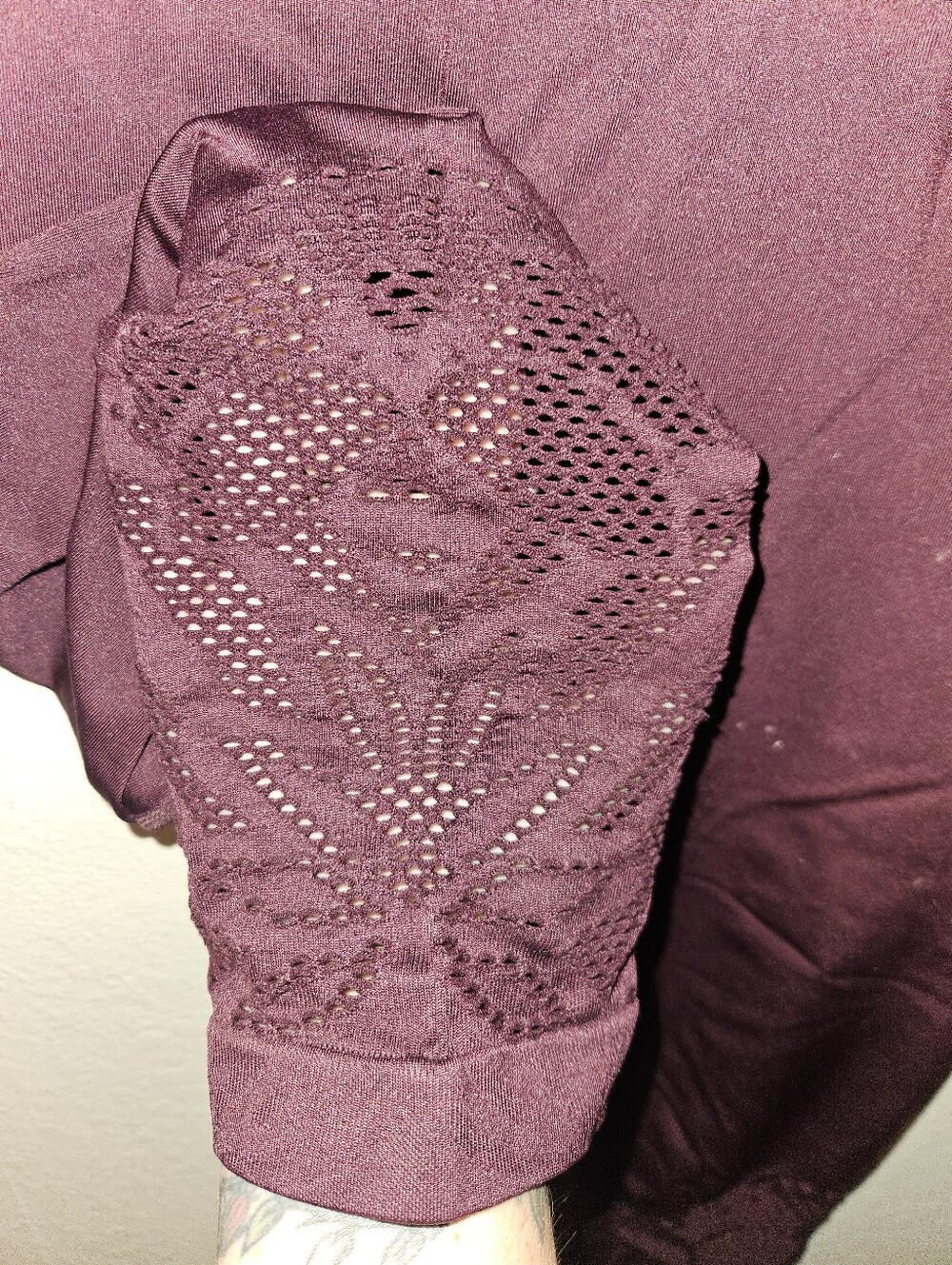 Aerie Womans Purple Leggings Size Xl - Picture 4 of 10